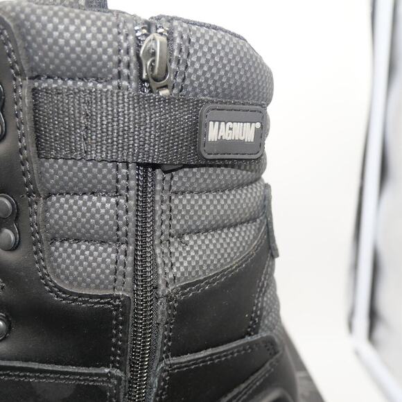 NEW Magnum Men's 14 Lynx 8" Side-Zip Waterproof Tactical Duty Boots Black - Picture 3 of 11